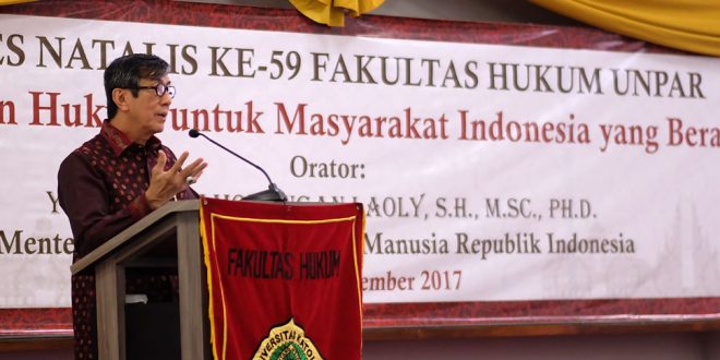 Menkumham: Pancasila untuk Membangun Hukum dalam Kemajemukan
