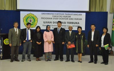 Sidang Disertasi Terbuka Doktor Ilmu Hukum – Sdr. M. Rendi Aridhayandi