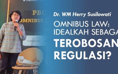 Omnibus Law: Idealkah Sebagai Terobosan Regulasi?