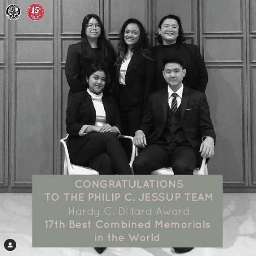 UNPAR MENDAPATKAN HARDY C. DILLARD AWARD DALAM KOMPETISI PERADILAN SEMU INTERNASIONAL PHILIP C. JESSUP 2021