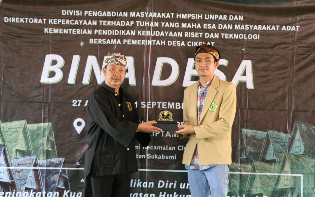 Fakultas Hukum UNPAR dan Kemendikbudristek Selenggarakan Sekolah Hukum Pengayoman di Kasepuhan Adat Banten Kidul