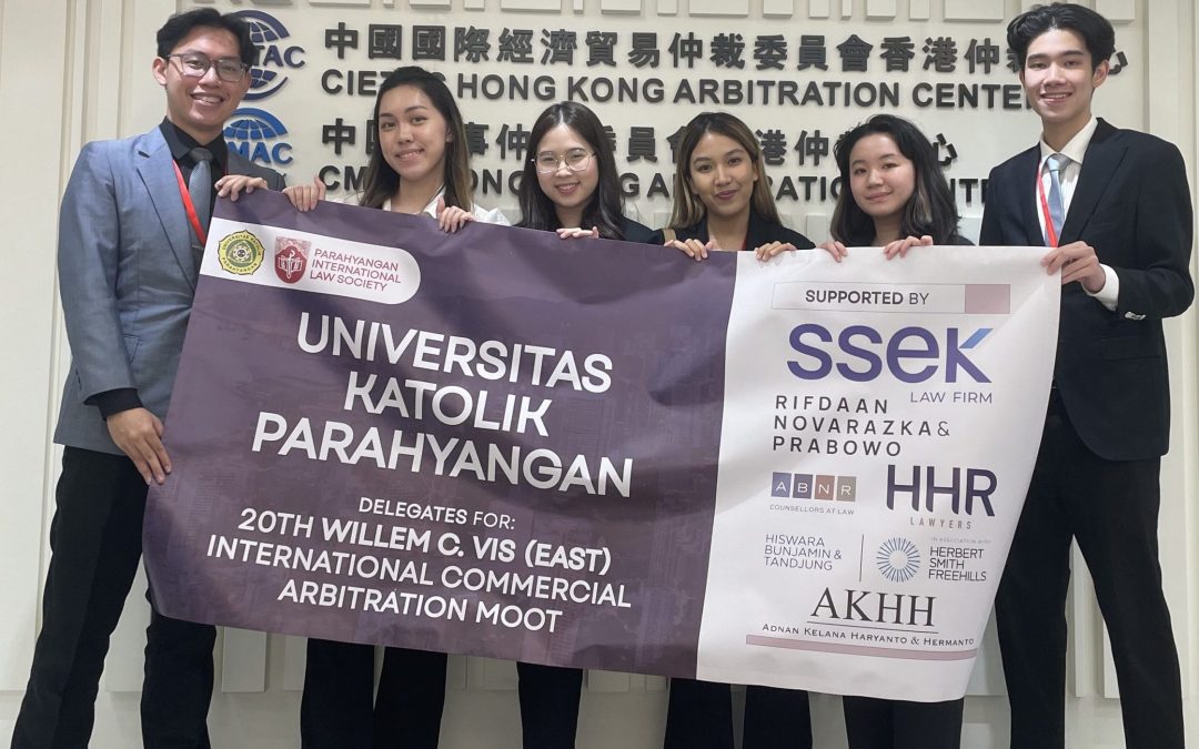 Tim FH UNPAR Mencetak Prestasi Bersejarah pada VIS International Commercial Arbiration Moot